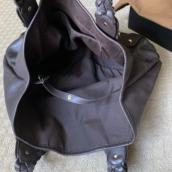 GUCCI Brown Leather Tote Bag - Picture 6 of 14